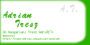 adrian tresz business card